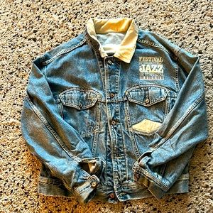 Vintage 1991 Montreal Jazz Fest Jean Jacket